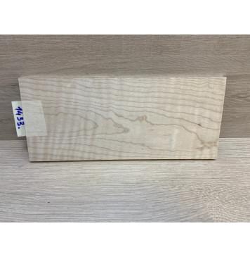 Клён Белый Явор, Волнистый заготовка накладки на головку грифа Тангент ААА Волна А 6.7х113х260 мм-2