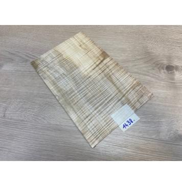 Клён Американский Волнистый заготовка накладки на головку грифа Радиал АА Волна ААА 3х182х275 мм-0