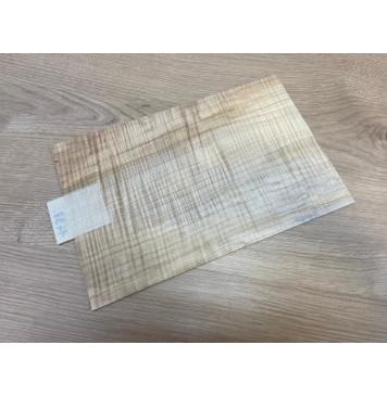 Клён Американский Волнистый заготовка накладки на головку грифа Радиал АА Волна ААА 3х182х275 мм-6