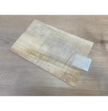 Клён Американский Волнистый заготовка накладки на головку грифа Радиал АА Волна ААА 3х182х275 мм-5