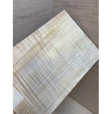 Клён Американский Волнистый заготовка накладки на головку грифа Радиал АА Волна ААА 3х182х275 мм-4