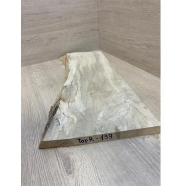 Клён Американский заготовка на топ Смешанный А 21.7х230-165х530-500 мм (1шт под распил)-1