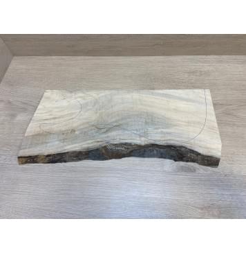 Клён Американский Волнистый заготовка на топ Смешанный АА Волна А 14.3х200-167х480-465 мм (1шт под распил)-0