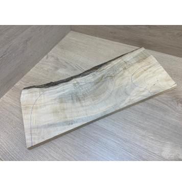 Клён Американский Волнистый заготовка на топ Смешанный АА Волна А 14.3х200-167х480-465 мм (1шт под распил)-5
