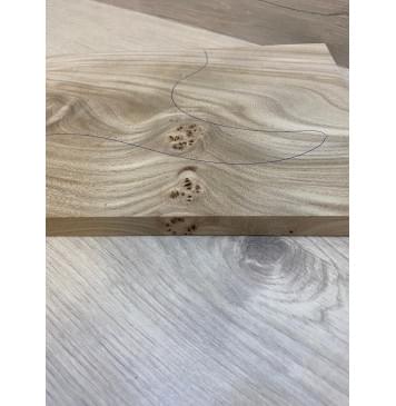 Карагач Кап заготовка на топ Смешанный ААА 17.2х190х515 мм - (1шт под распил) Карагач Кап заготовка на топ Смешанный ААА 17.2х190х515 мм - (1шт под распил)-7