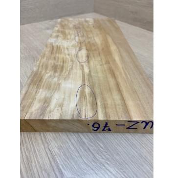 Берёза Пламенная Универсальная заготовка Смешанный А 24х176х390 мм-4