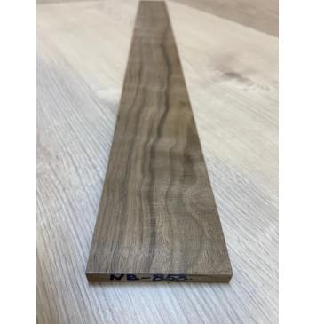 Орех Грецкий Волнистый заготовка накладки для бас-гитары Смешанный ААА Волна А 9х72-65х710 мм-1