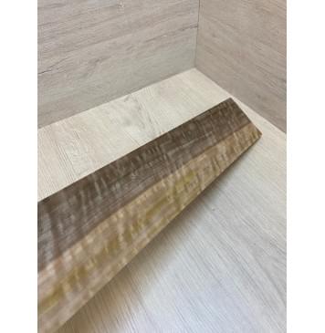 Орех Грецкий Волнистый заготовка накладки для электрогитары Радиал ААА Волна АА 10х94х547 мм-11