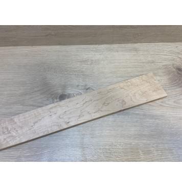 Клён "Птичий глаз" заготовка накладки для бас-гитары Смешанный АА Волна ААА 11х81-61х746 мм-5