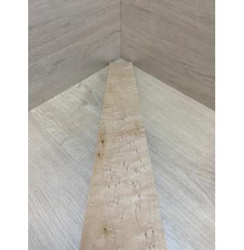 Клён "Птичий глаз" заготовка накладки для бас-гитары Смешанный АА Волна ААА 11х81-61х746 мм-1