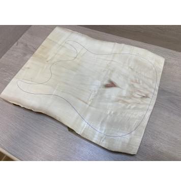 Клён Американский заготовка на топ Смешанный АА 26х189-165х465 мм - 2 шт. (книжкой)-3