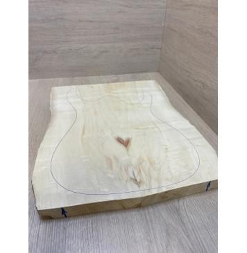 Клён Американский заготовка на топ Смешанный АА 26х189-165х465 мм - 2 шт. (книжкой)-4