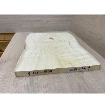 Клён Американский заготовка на топ Смешанный АА 26х189-165х465 мм - 2 шт. (книжкой)-6