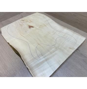 Клён Американский заготовка на топ Смешанный АА 26х189-165х465 мм - 2 шт. (книжкой)-7