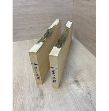 Клён Американский заготовка на топ Смешанный АА 26х189-165х465 мм - 2 шт. (книжкой)-1