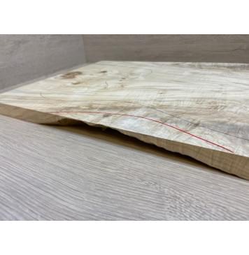 Клён Американский Волнистый заготовка на топ Смешанный А Волна А 20х180-150х525-535 мм - 2 шт. (книжкой)-2