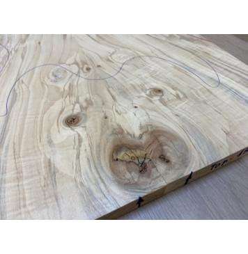 Клён Американский Волнистый заготовка на топ Смешанный А Волна А 20х180-150х525-535 мм - 2 шт. (книжкой)-7