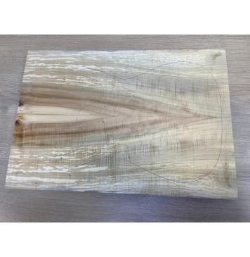 Клён Американский Волнистый заготовка на топ Радиал АА Волна АА 18х189х545 мм - 2 шт. (книжкой)-3