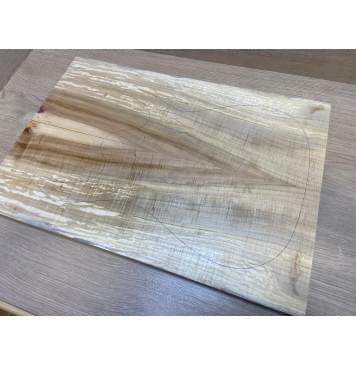 Клён Американский Волнистый заготовка на топ Радиал АА Волна АА 18х189х545 мм - 2 шт. (книжкой)-5