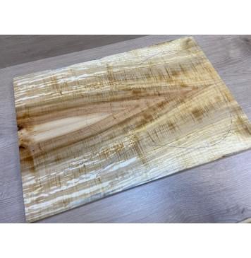 Клён Американский Волнистый заготовка на топ Радиал АА Волна АА 18х189х545 мм - 2 шт. (книжкой)-2