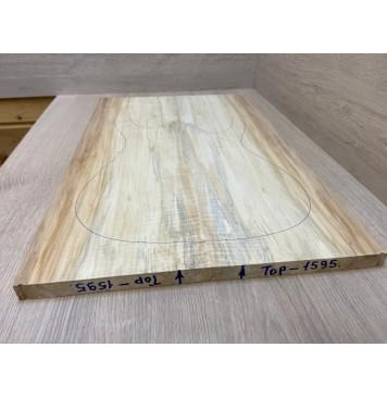 Клён Американский Волнистый заготовка на топ Смешанный ААА Волна А 19х189х580 мм - 2 шт. (книжкой)-4