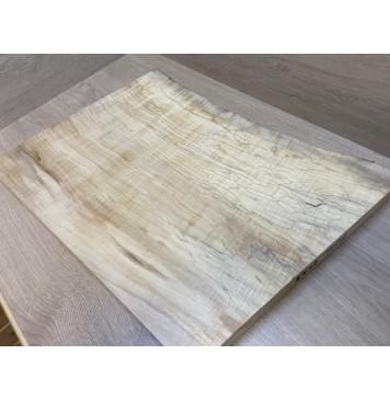 Клён Американский Волнистый заготовка корпуса Смешанный ААА Волна А 42х355х515 мм (Массив)-8