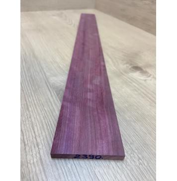 Амарант Пламя заготовка накладки для электрогитары Радиал ААА Волна АА 8.5х75-57х603 мм-4