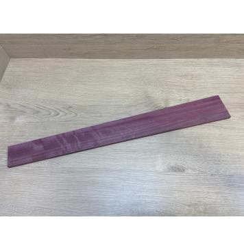 Амарант Пламя заготовка накладки для электрогитары Радиал ААА Волна АА 8.5х75-57х603 мм-5