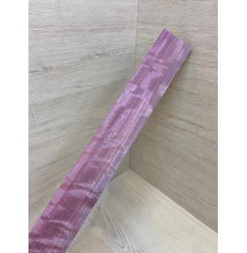 Амарант Пламя заготовка накладки для электрогитары Радиал ААА Волна АА 8.5х75-57х603 мм-6