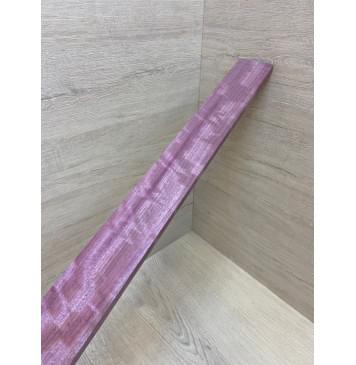 Амарант Пламя заготовка накладки для электрогитары Радиал ААА Волна АА 8.5х75-57х603 мм-8