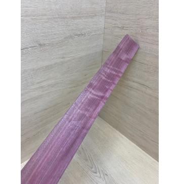 Амарант Пламя заготовка накладки для электрогитары Радиал ААА Волна АА 8.5х75-57х603 мм-1