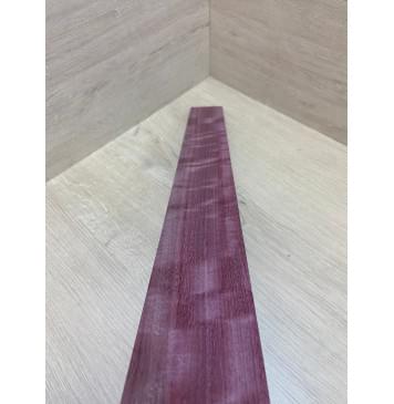 Амарант Пламя заготовка накладки для электрогитары Радиал ААА Волна АА 8.5х75-57х603 мм-3