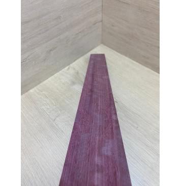 Амарант Пламя заготовка накладки для электрогитары Радиал ААА Волна АА 8.5х75-57х603 мм-2