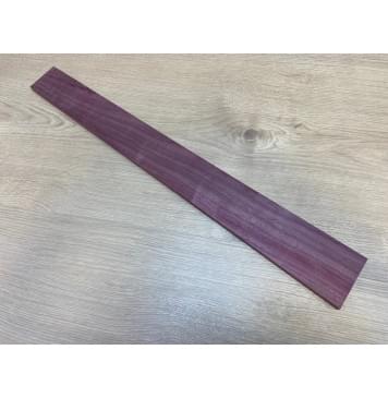 Амарант Пламя заготовка накладки для электрогитары Смешанный ААА Волна А 9.3х75-58х603 мм-0
