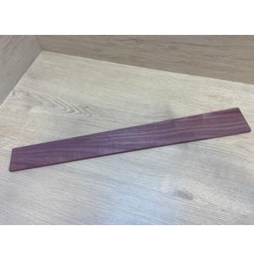 Амарант Пламя заготовка накладки для электрогитары Смешанный ААА Волна А 9.3х75-58х603 мм-4