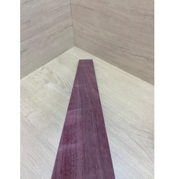 Амарант Пламя заготовка накладки для электрогитары Смешанный ААА Волна А 9.3х75-58х603 мм-1