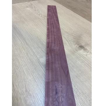 Амарант Пламя заготовка накладки для электрогитары Смешанный ААА Волна А 9.3х73-57х605 мм-2