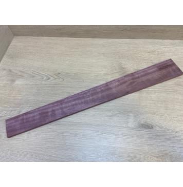 Амарант Пламя заготовка накладки для электрогитары Смешанный ААА Волна А 9.3х73-57х605 мм-3