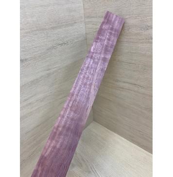 Амарант Пламя заготовка накладки для электрогитары Смешанный ААА Волна А 9.3х73-57х605 мм-7