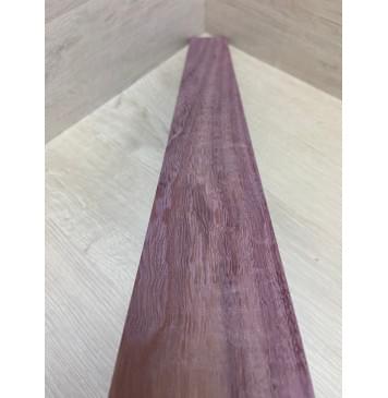 Амарант Пламя заготовка накладки для электрогитары Смешанный ААА Волна А 9.3х73-57х605 мм-9