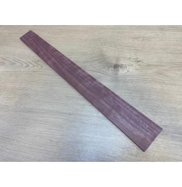 Амарант Пламя заготовка накладки для электрогитары Смешанный ААА Волна А 9.5х75-57х604 мм-0
