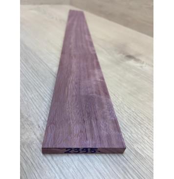 Амарант Пламя заготовка накладки для электрогитары Смешанный ААА Волна А 9.5х75-57х604 мм-2