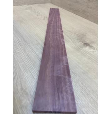 Амарант Пламя заготовка накладки для электрогитары Смешанный ААА Волна А 9.5х75-57х604 мм-3