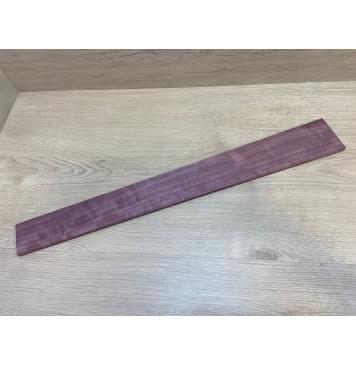 Амарант Пламя заготовка накладки для электрогитары Смешанный ААА Волна А 9.5х75-57х604 мм-4