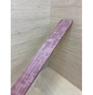 Амарант Пламя заготовка накладки для электрогитары Смешанный ААА Волна А 9.5х75-57х604 мм-5