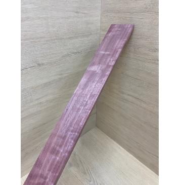 Амарант Пламя заготовка накладки для электрогитары Смешанный ААА Волна А 9.5х75-57х604 мм-10