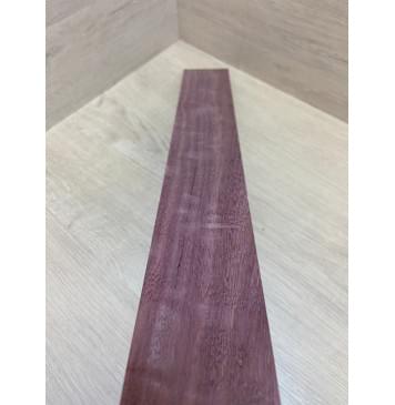 Амарант Пламя заготовка накладки для электрогитары Смешанный ААА Волна А 9.5х75-57х604 мм-12