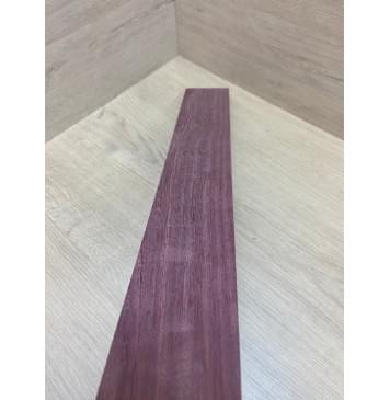 Амарант Пламя заготовка накладки для электрогитары Смешанный ААА Волна А 9.5х75-57х604 мм-1