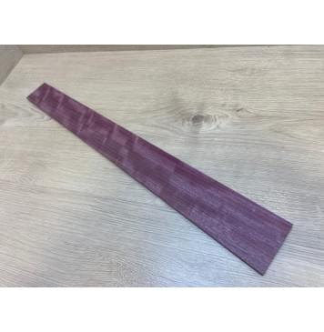 Амарант Пламя заготовка накладки для электрогитары Радиал АА Волна АА 8.3х77-57х602 мм-0