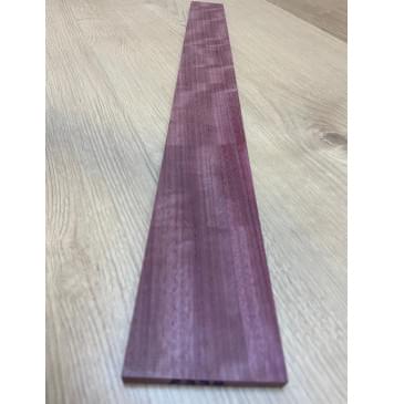 Амарант Пламя заготовка накладки для электрогитары Радиал АА Волна АА 8.3х77-57х602 мм-4